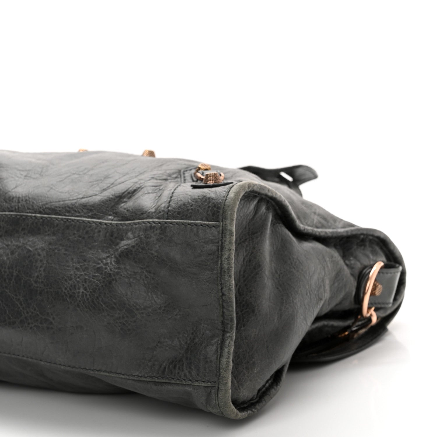 Balenciaga Agneau Giant 12 Rose Gold Hardware City Gris Tarmac Malachite 10 of 13
