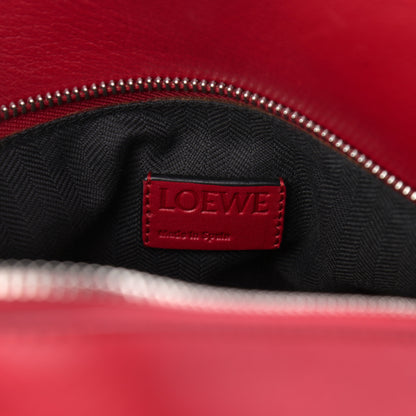 Loewe Calfskin Zipper Puzzle Bag Red 6 of 14