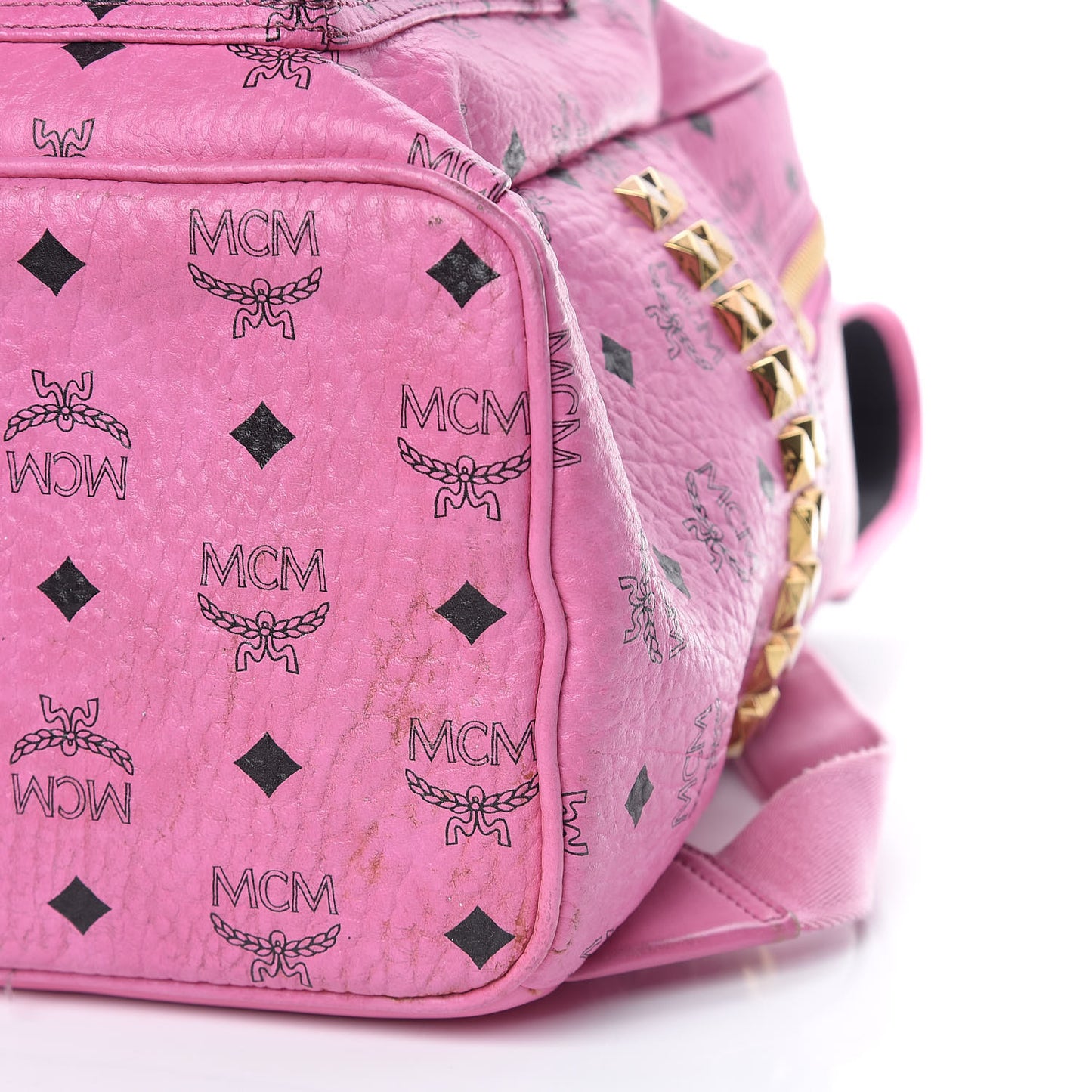 Visetos Medium Side Studs Stark Backpack Pink