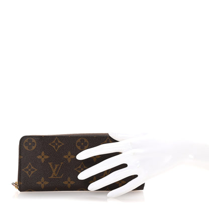 Louis Vuitton Monogram Clemence Wallet Rose Ballerine 2 of 7