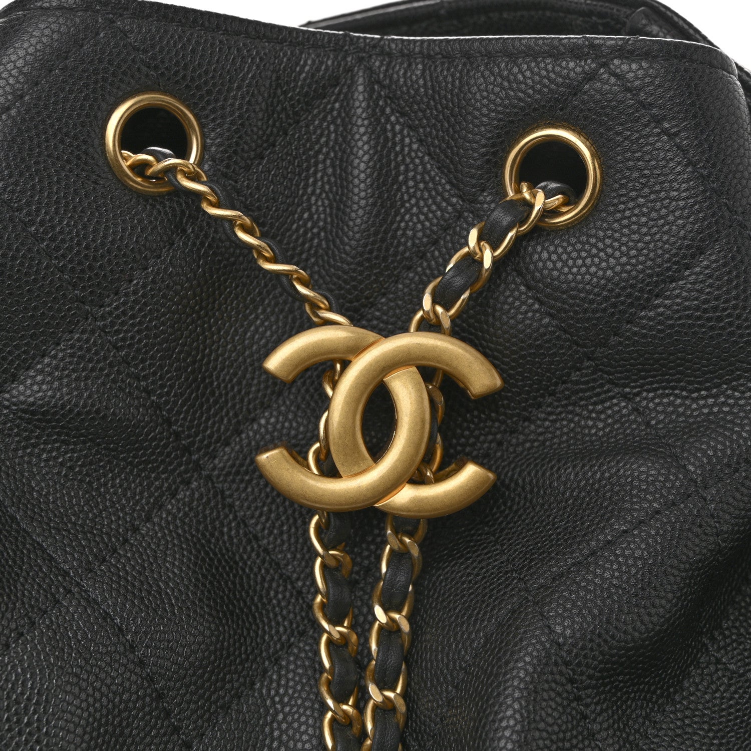 Chanel Caviar Quilted Medium Chanel 25 Handbag Black 12 of 12