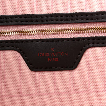 Louis Vuitton Damier Ebene Neo Neverfull MM Rose Ballerine 7 of 13