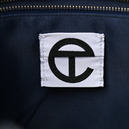 Telfar Vegan Leather Medium Shopping Bag Navy 6 of 12