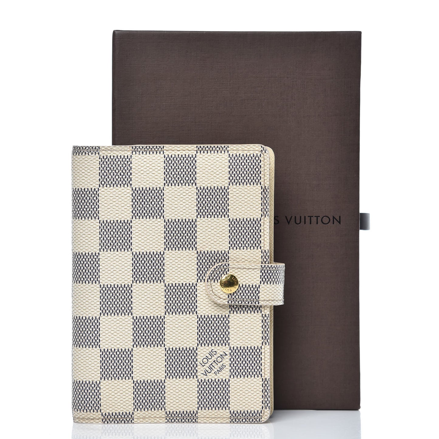 Damier Azur Small Ring Agenda Cover