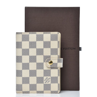 Louis Vuitton Damier Azur Small Ring Agenda Cover 7 of 7