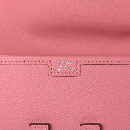 Hermes Epsom Jige Elan 29 Clutch Rose Confetti 6 of 9