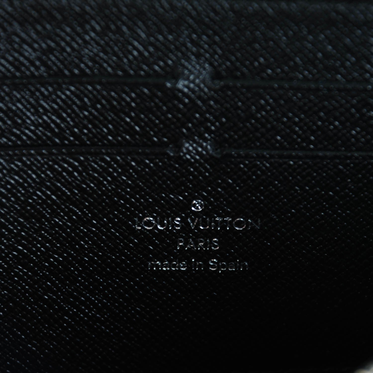 Louis Vuitton Epi Zippy Wallet Black 6 of 7