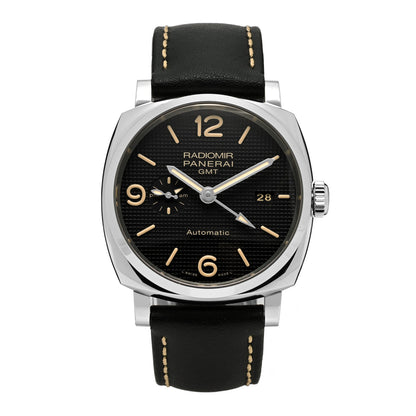 Panerai Stainless Steel Calfskin 45mm Radiomir 1940 3 Days GMT Automatic Watch Black PAM00627 1 of 5