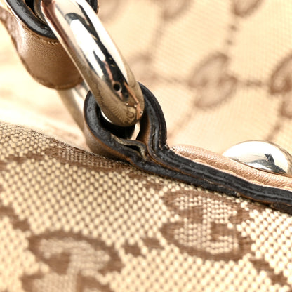 Gucci Monogram Medium Icon Bit Tote Light Brown 13 of 17