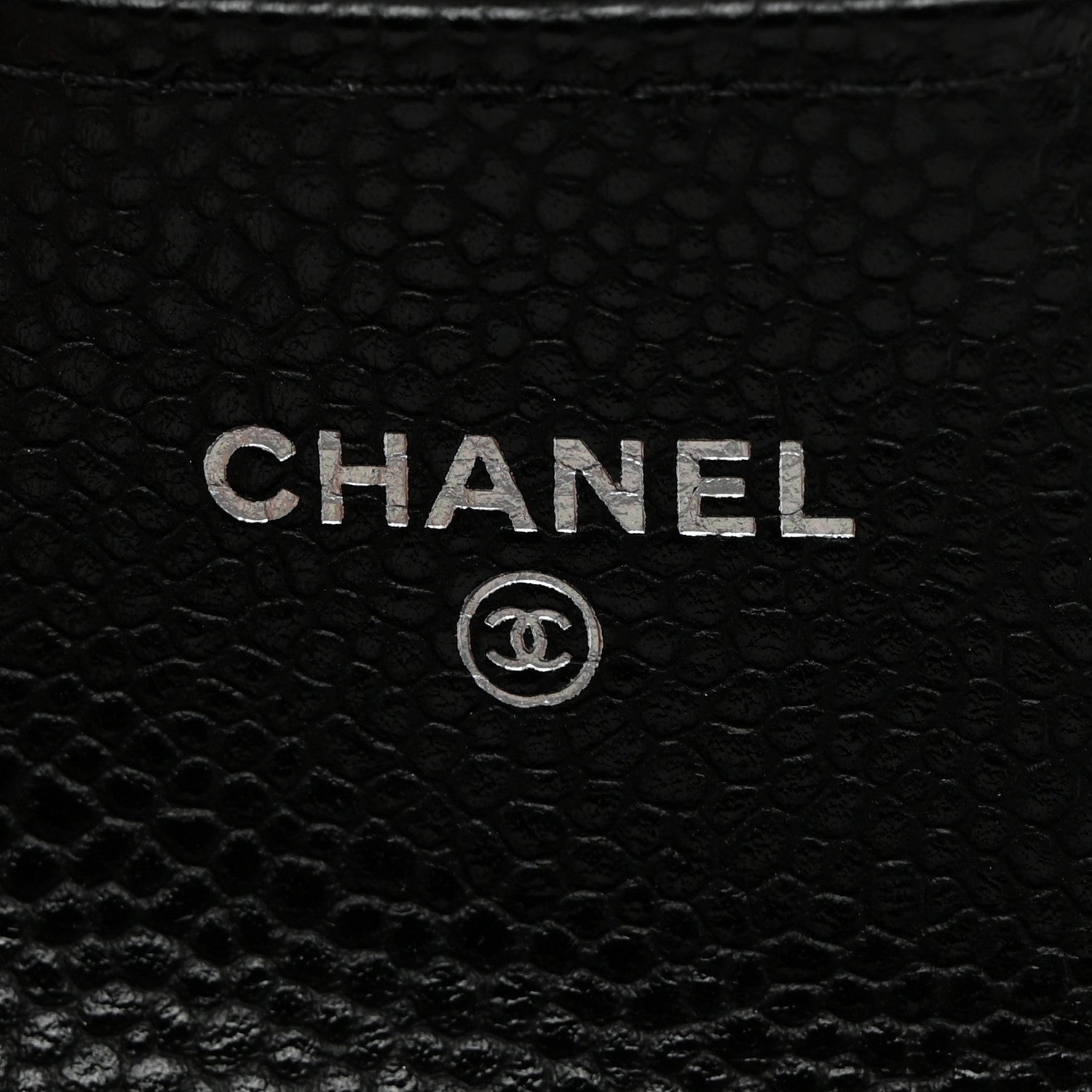 Chanel Caviar Quilted Flap Card Holder Wallet Black 6 of 8