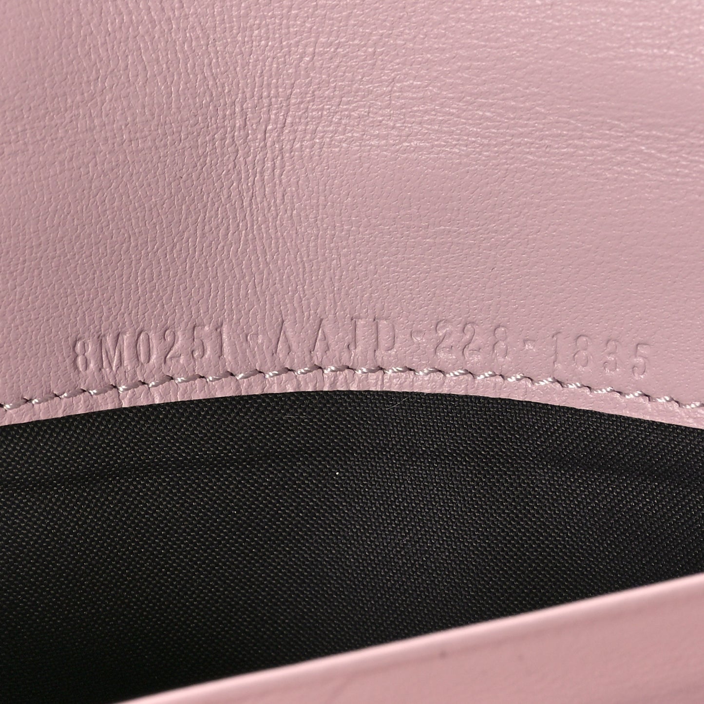 Nappa Matisse FF Embossed Continental Wallet Rosa Confetto
