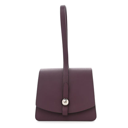 Moynat Carat Calfskin Madeleine Clutch Eggplant 1 of 9