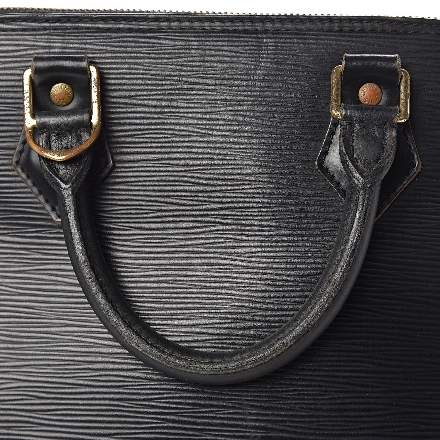 Louis Vuitton Epi Alma PM Black 10 of 18