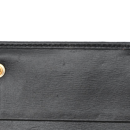 Gucci Boarded Plutone Calfskin Horsebit 1955 Wallet On Chain Black 12 of 16