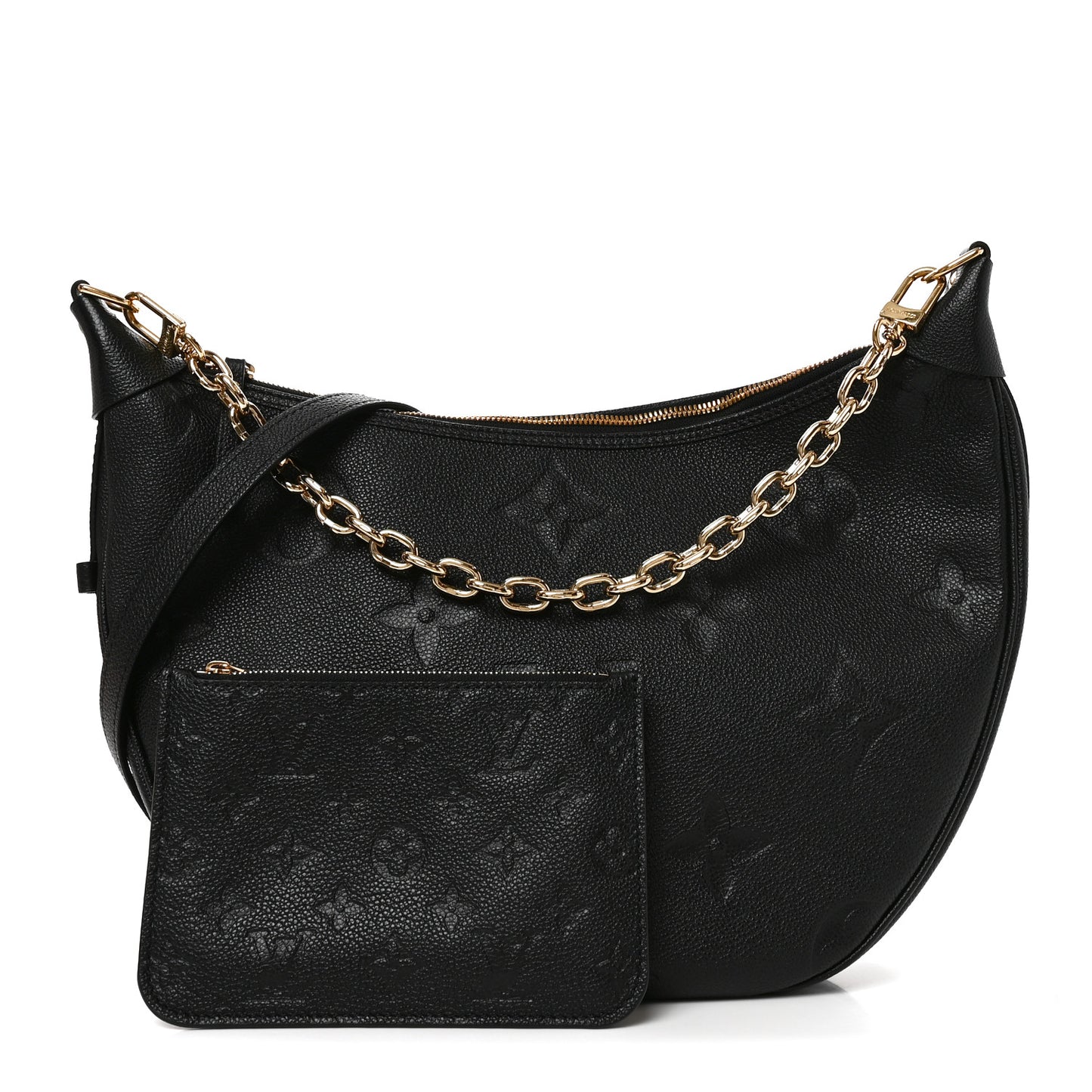 Empreinte Monogram Giant Loop Hobo Black