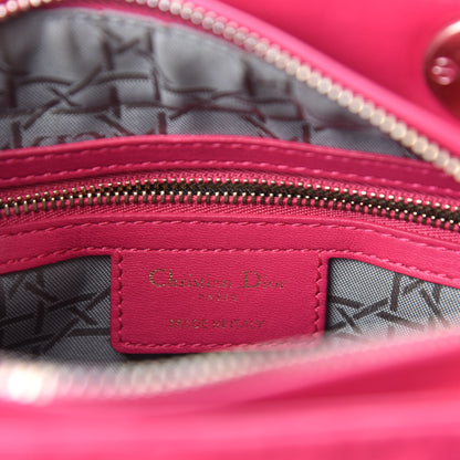 Christian Dior Lambskin Cannage Medium Lady Dior Pink 8 of 10
