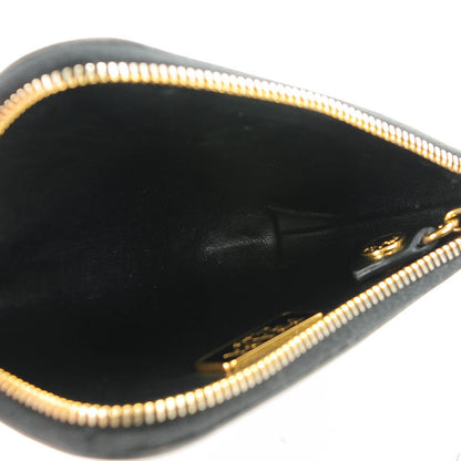 Prada Saffiano Zip Key Pouch Nero Black 5 of 7