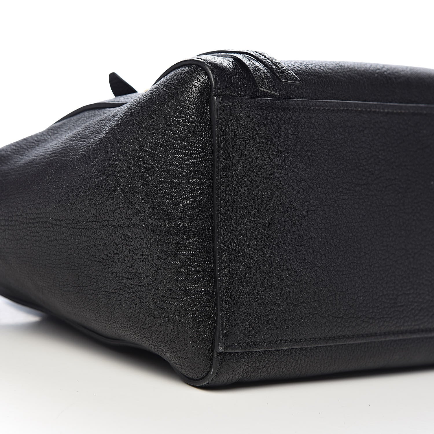 Miu Miu Goatskin Madras Tote Black 7 of 9