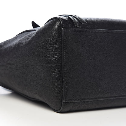 Miu Miu Goatskin Madras Tote Black 7 of 9