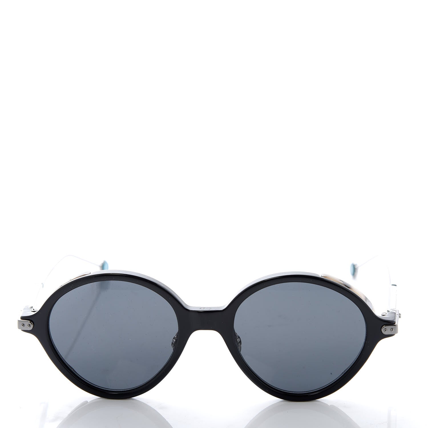 Christian Dior Acetate Umbrage Round Sunglasses Tortoise Black 2 of 7