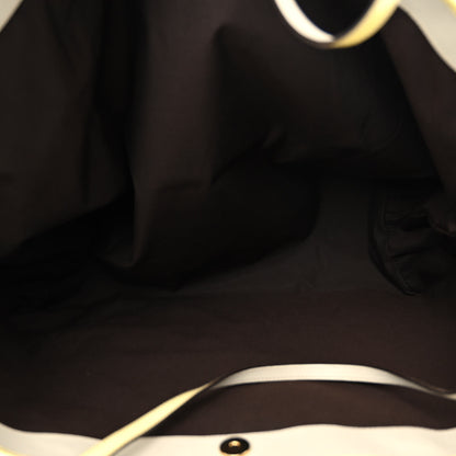 Gucci GG Monogram Patent Oliver Pug Tote Yellow Beige 5 of 12