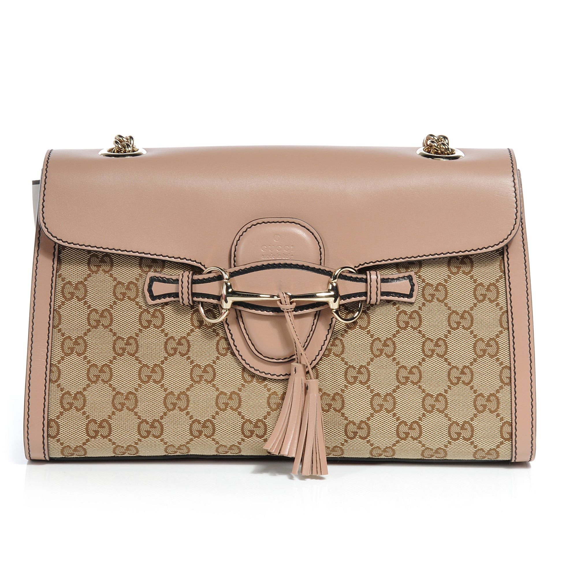 Gucci Monogram Medium Emily Chain Shoulder Bag Light Pink 1 of 9