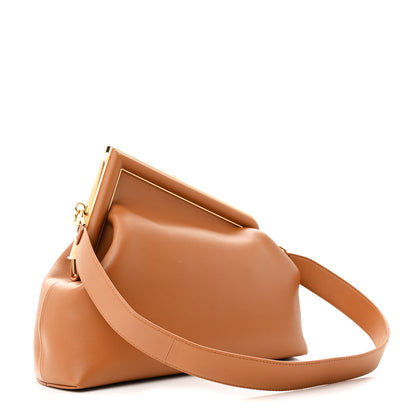 Fendi Shiny Nappa Medium Fendi First Caramello 3 of 10