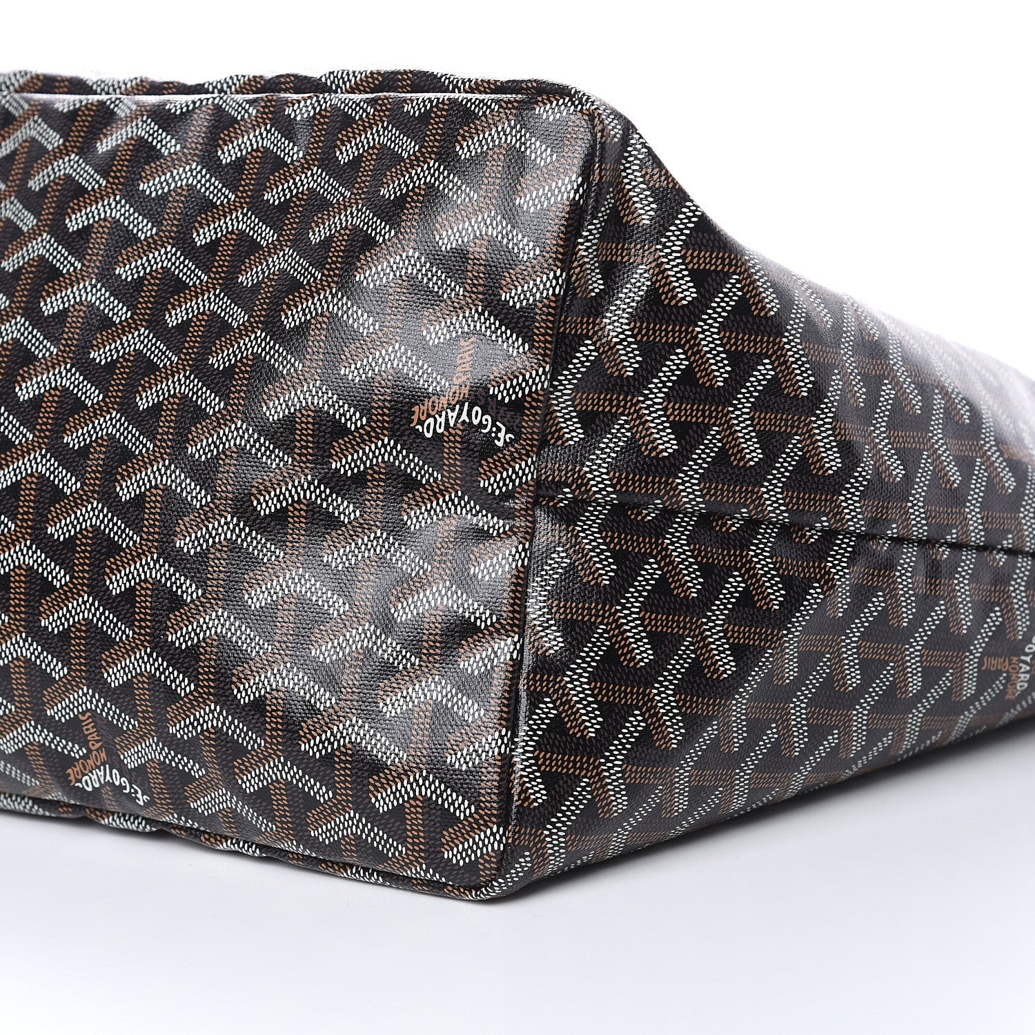 Goyard Goyardine Saint Louis GM Black Gold 10 of 10
