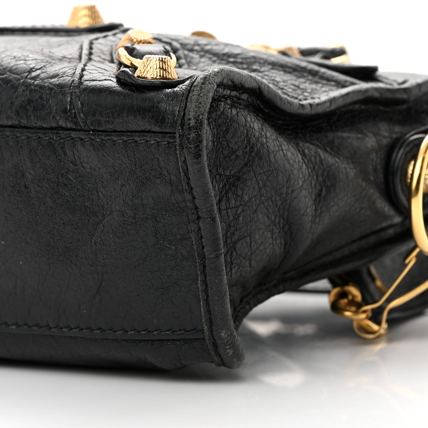 Agneau Giant 12 Gold Hardware Mini City Black