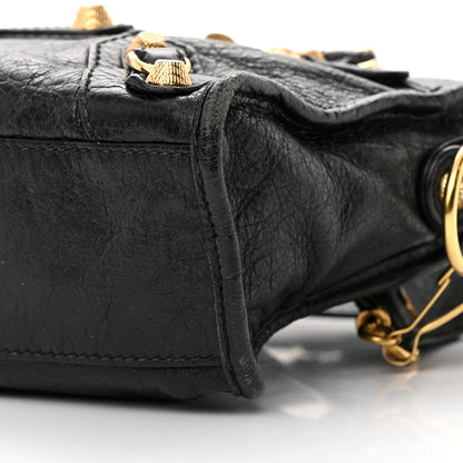 Balenciaga Agneau Giant 12 Gold Hardware Mini City Black 10 of 20