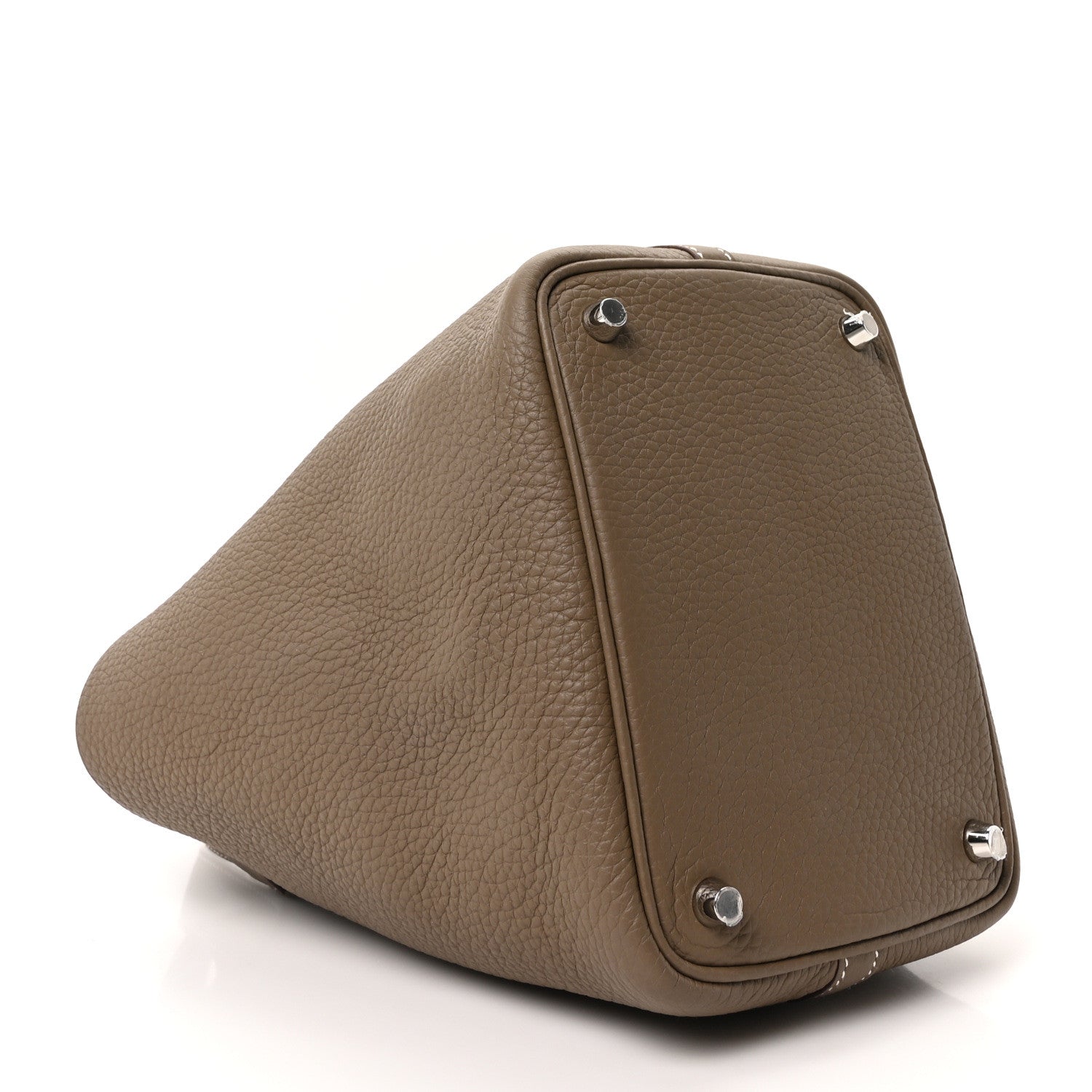 Hermes Taurillon Clemence Picotin Lock 18 PM Etoupe 4 of 9
