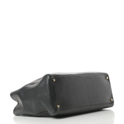 Chanel Calfskin Cerf Executive Shopper Tote Black 4 of 17