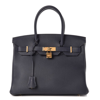 Hermes Togo Birkin 30 Bleu Nuit 1 of 35