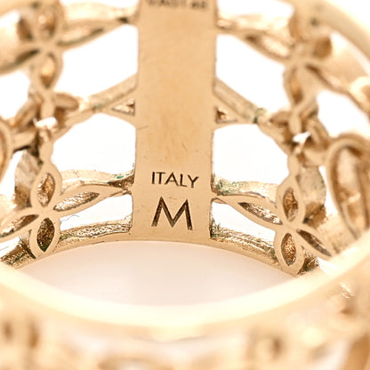 Louis Vuitton Filigram Ring M 54 6.75 Gold 5 of 5