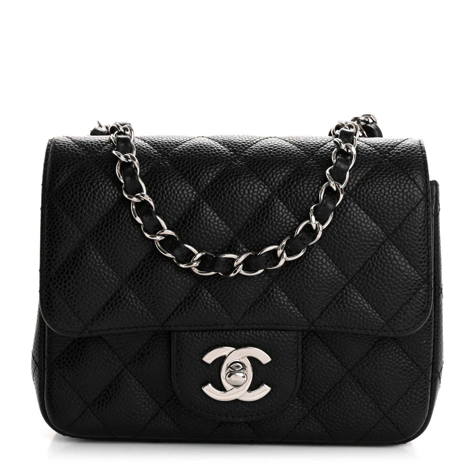 Chanel Caviar Quilted Mini Square Flap Black 1 of 10