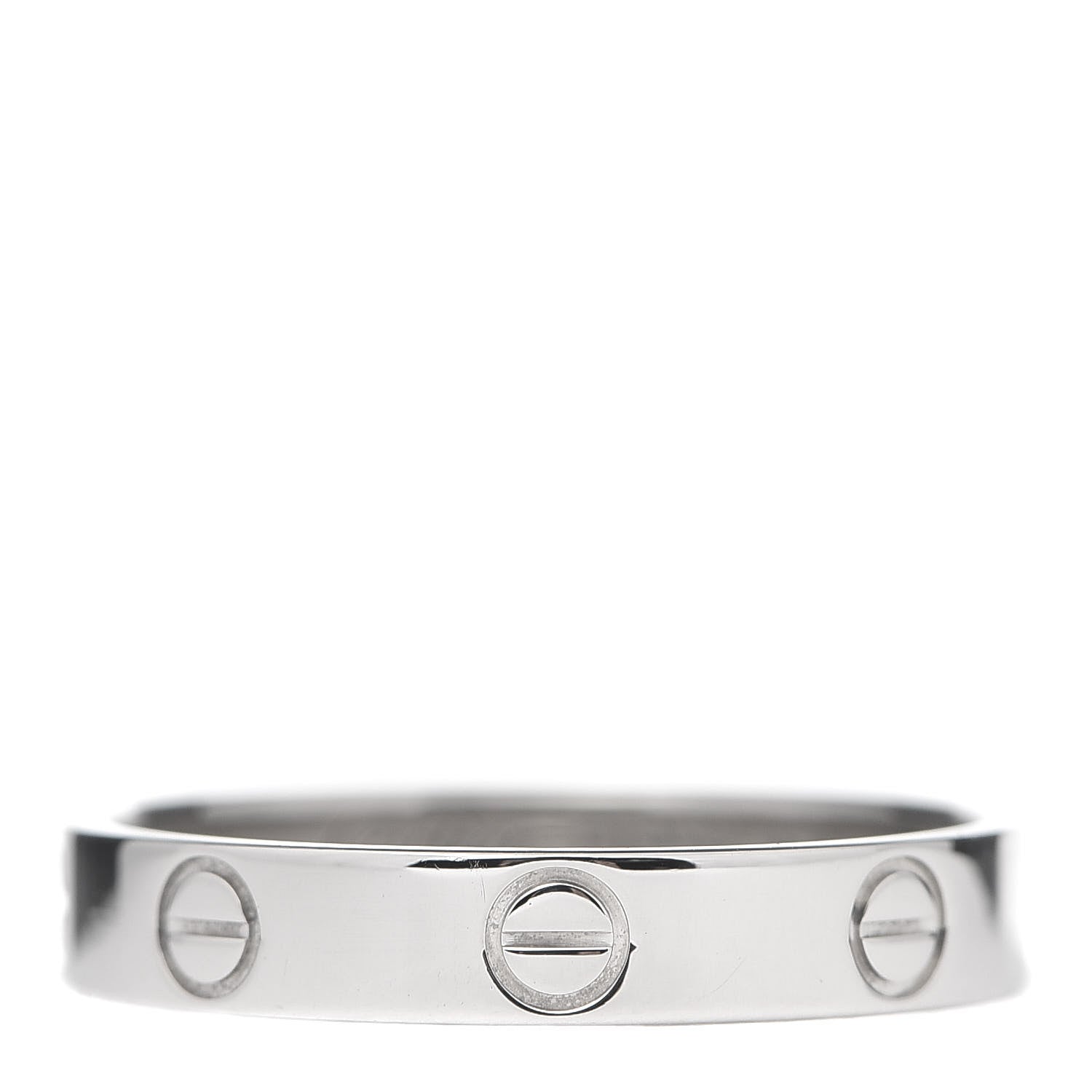 Cartier Platinum 3.5mm LOVE Wedding Band Ring 57 8 3 of 5