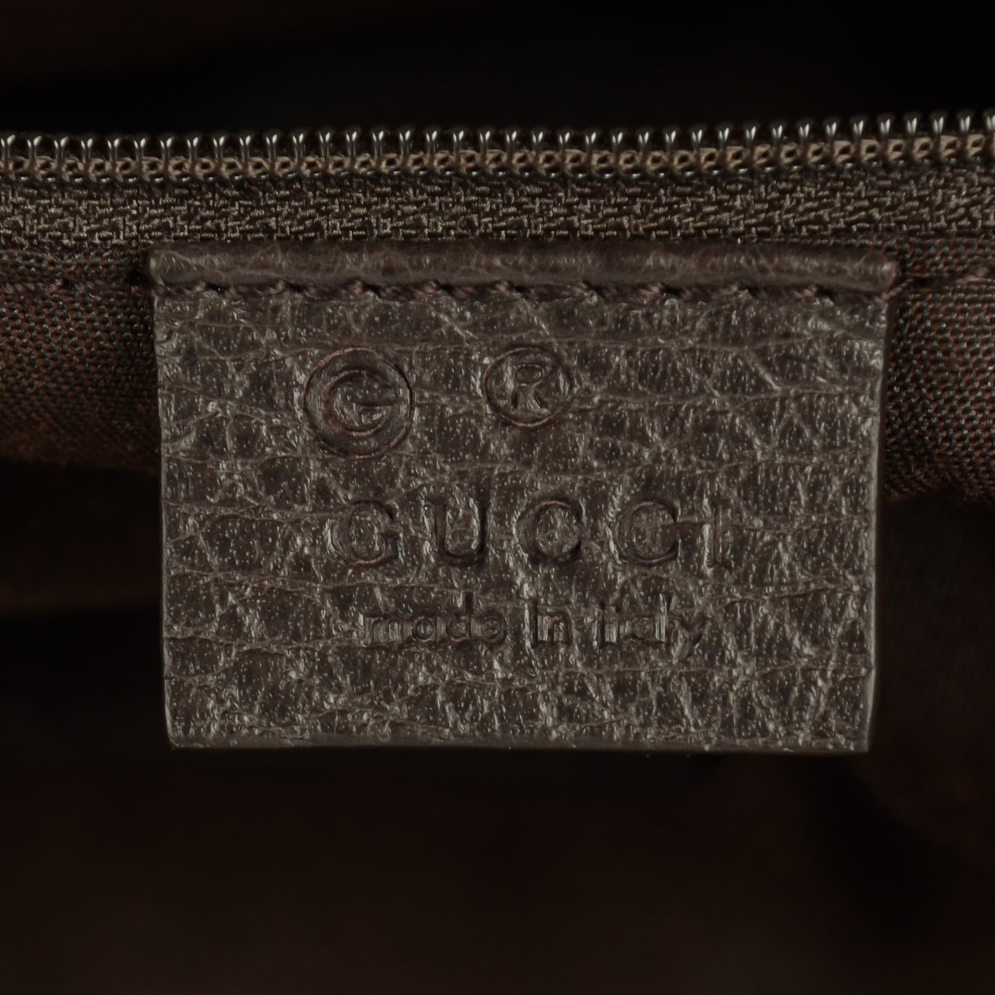 Diamante Medium Vertical Tote Dark Brown