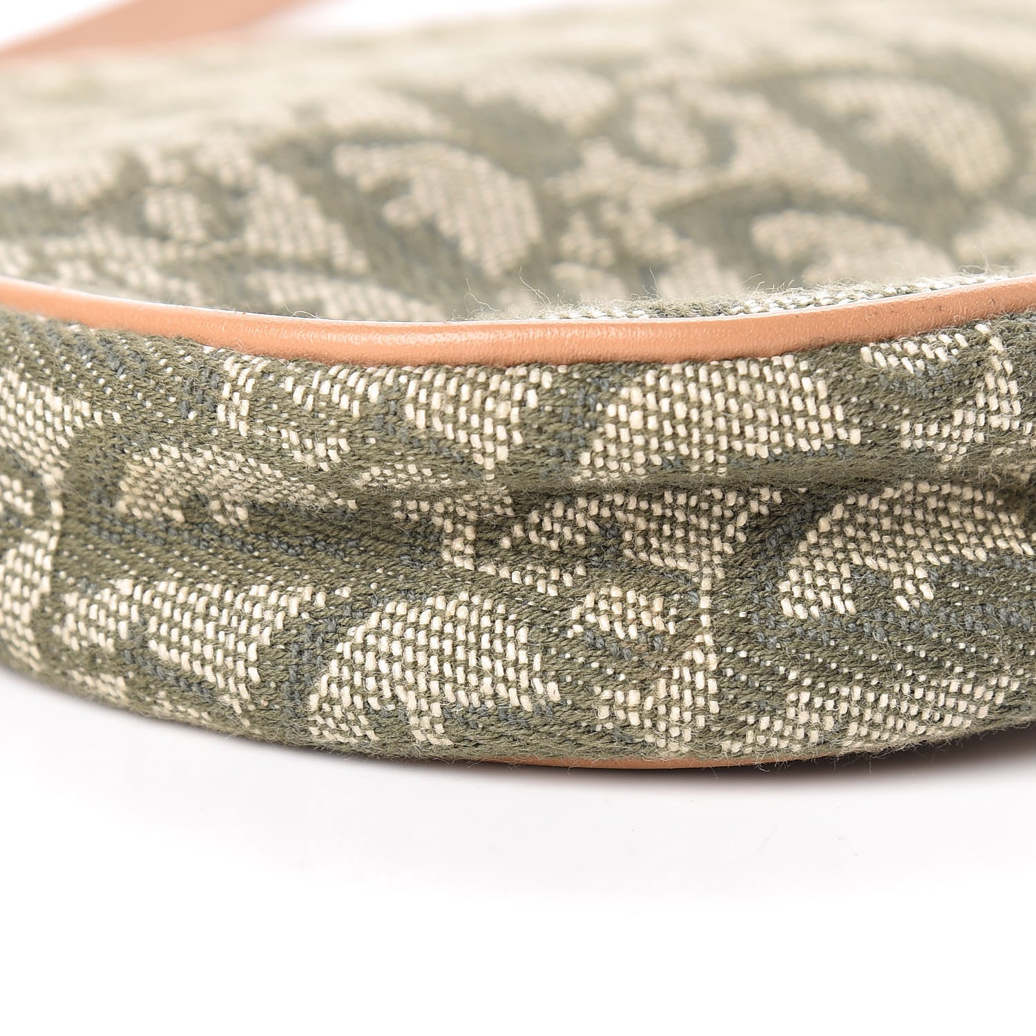 Christian Dior Monogram Mini Saddle Pochette Green 9 of 11