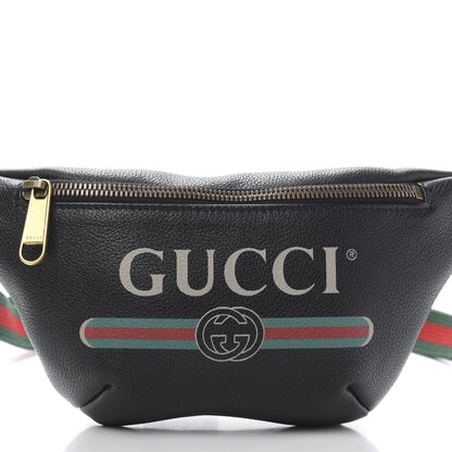 Gucci Grained Calfskin Small Logo Belt Bag Black 11 of 11