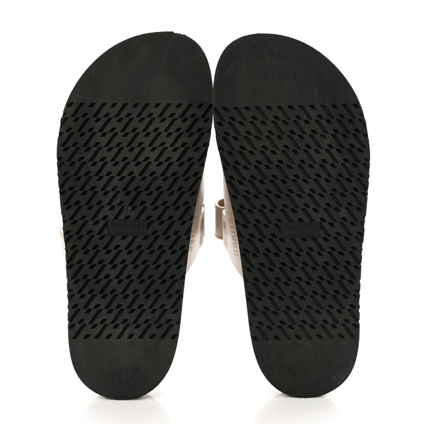 Calfskin Womens Chypre Sandals 38 Beige Mastic