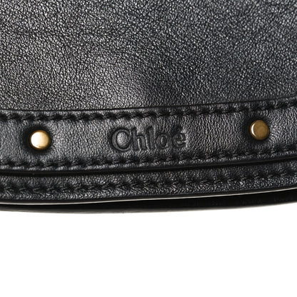 Chloe Calfskin Small Nile Bracelet Bag Black 8 of 13