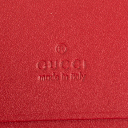 Gucci GG Supreme Monogram Blooms Card Case Beige Blue Navy Hibiscus Red 6 of 7