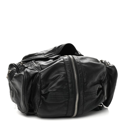 Alexander Wang Lambskin Marti Backpack Washed Black Hardware 4 of 8