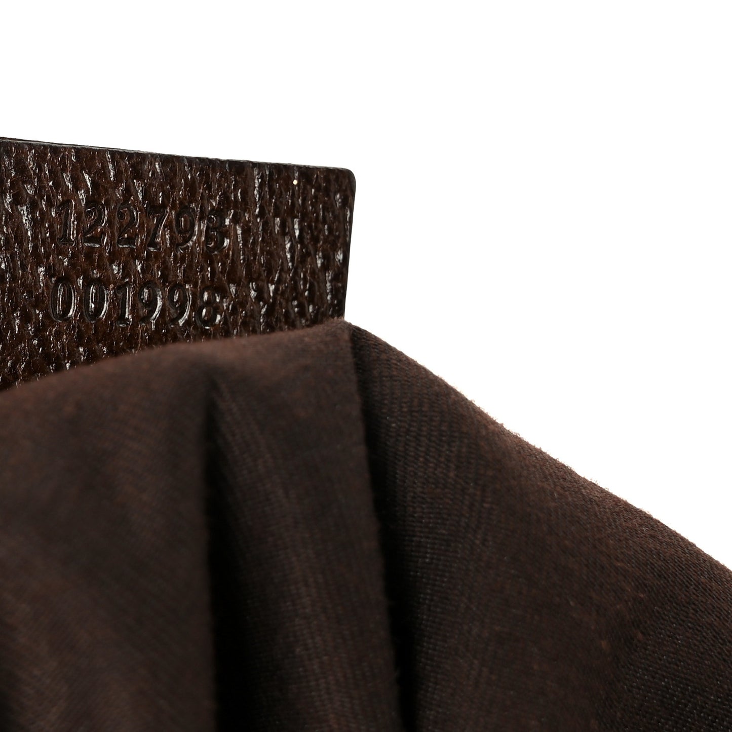 Monogram Flat Messenger Bag Dark Brown