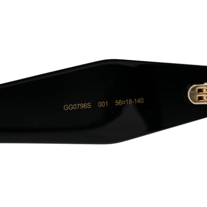 Gucci Acetate Round Frame Sunglasses GG0796S Black 5 of 8