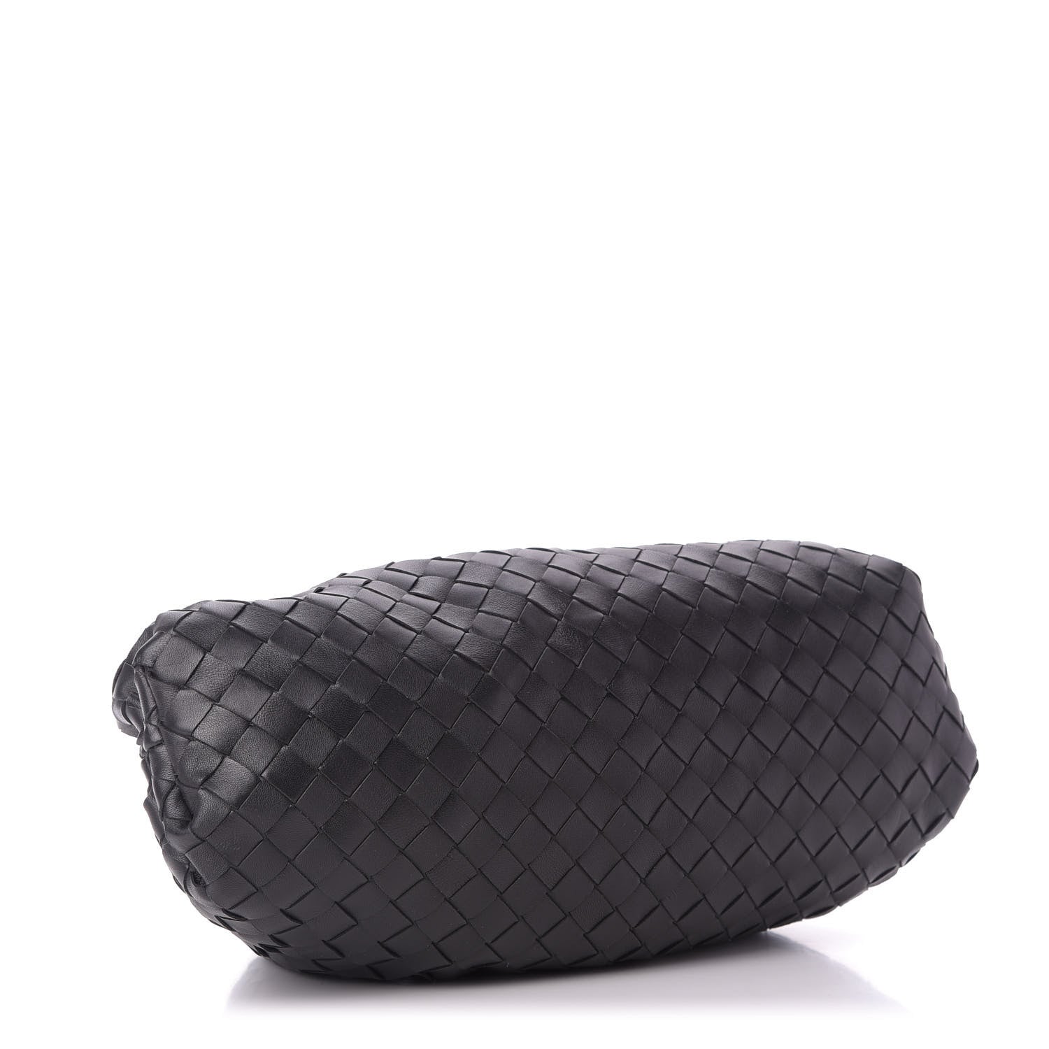 Bottega Veneta Nappa Maxi Intrecciato The Pouch Oversized Clutch Black 4 of 11