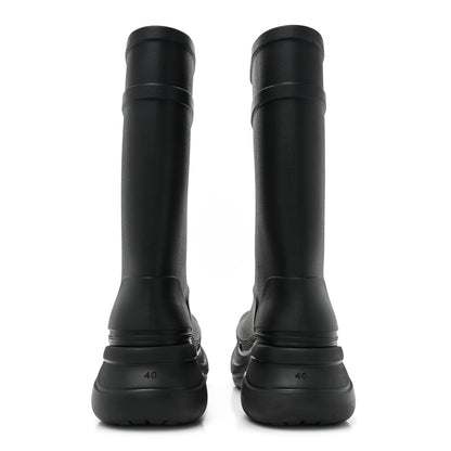 Balenciaga X CROCS Rubber Womens Rain Boots 40 Black 4 of 11