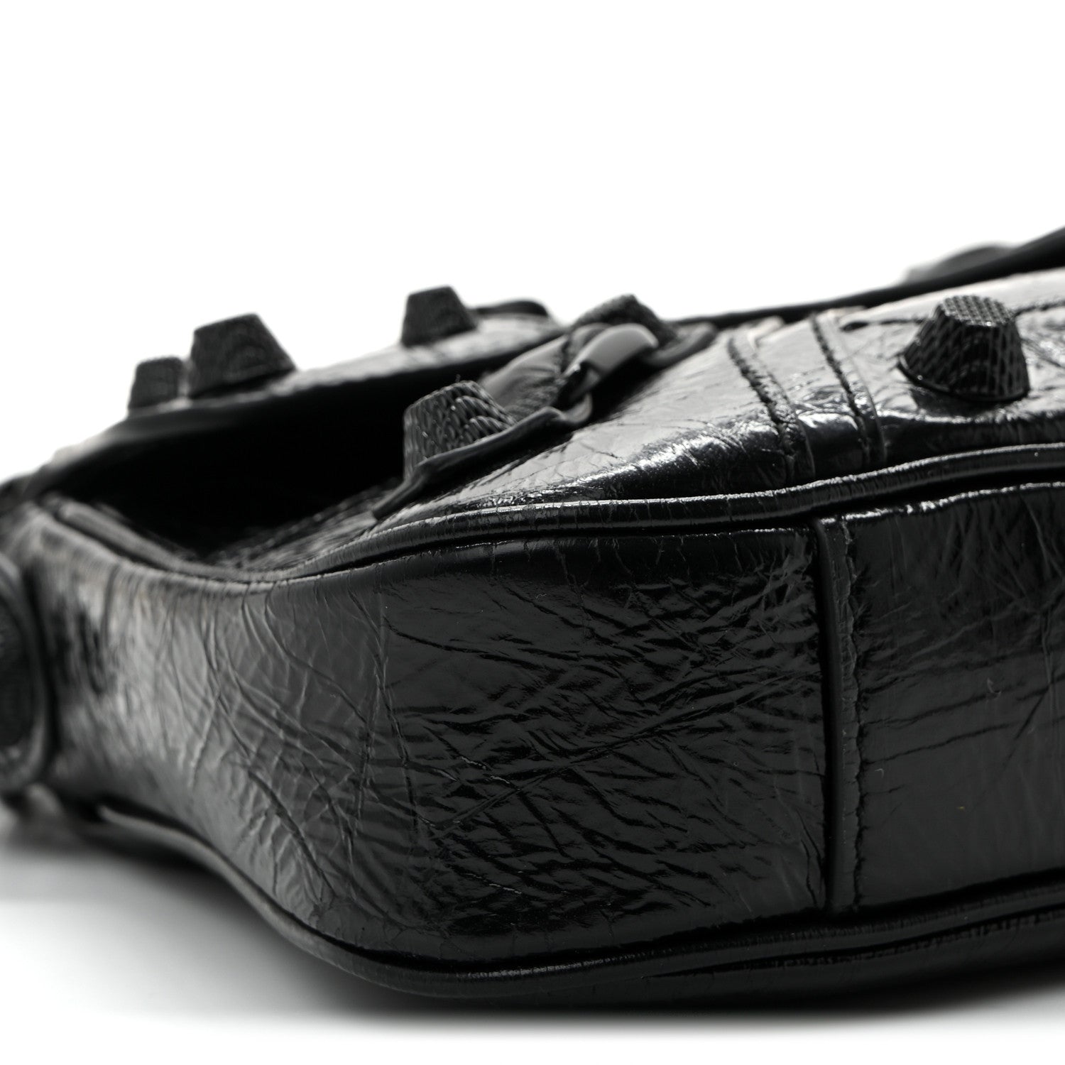 Balenciaga Agneau Arena Monochrome Small Le Cagole Sling Bag Black 9 of 11