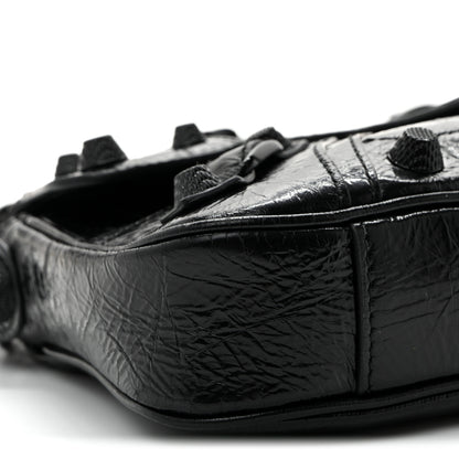 Balenciaga Agneau Arena Monochrome Small Le Cagole Sling Bag Black 9 of 11