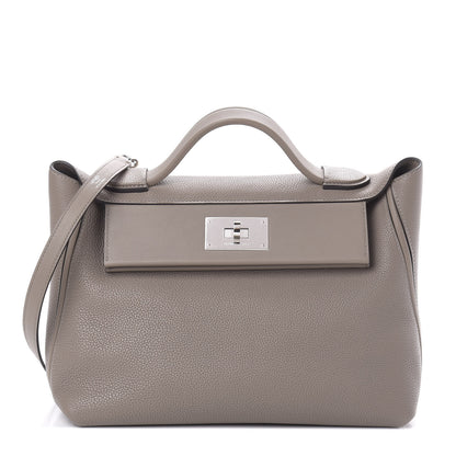 Hermes Taurillon Maurice 24/24 29 Gris Asphalte 1 of 10